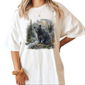 Retro Black Bear and Mountain Forest Unisex Hoodie Sweatshirts Hunting Season & National Hunting Day 1 Cotton Top T-Shirts