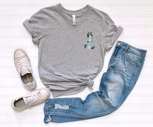 Retro Bluey Family Shirt, Bluey Mom Sweatshirt, Bandit Heeler Shirt, Bluey Dad Shirt, Bluey Father's Day Shirt, Bluey Dad Hoodie, Bluey Mum Sweatshirt, Bluey Mothers Day Shirt