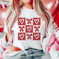 Retro Checkered Valentine's  T-shirt_Shirt Gift For Woman and Man Unisex T-Shirt Hoodie, Sweatshirt | PureTeeCo.com