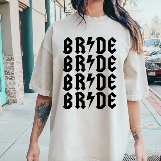 Retro Custom Bride Shirt, Custom Bridesmaids Shirt, Personalized Bachelorette Party Shirt, Bridal Gift, Honeymoon Gift, Bachelorette Party Comfort Cotton