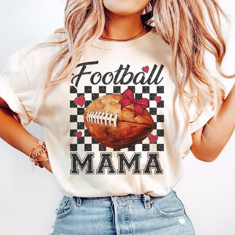Retro Football Mama T-shirt, Football, Mom, Sports, Football Season Hoodie, Sweatshirt | PureTeeCo.com