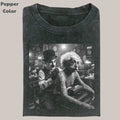 Retro Funny Vintage Graphic Tee, Albert Einstein Tattoo T-Shirt, Unisex Meme Cringe Funny Dumb Shirt, Menswear Womenswear...
