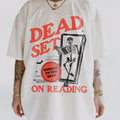 Retro Ghost Reading Books T-Shirt, Bookish Halloween Sweatshirt, Teacher Librarian Halloween Gift, Halloween Book Lover,...