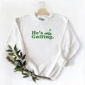 Retro He is golfing Graphic Full Color Gift For Unisex T-shirt Hoodie Sweatshirt Pullover Cotton Fabric | PureTeeCo.com