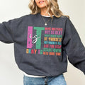 Retro It's Okay To Make Mistakes Be Yourself Sweatshirt, Inspirational Sweater, Motivation Saying Graphic Tee Women,...
