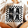 Retro Mama Checkered Shirt, Retro Mama Shirt, Mothers Day Shir Cotton Womenswear Fashion Comfortable Hoodie, Sweatshirt