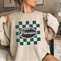Retro Philadelphia Football Crewneck Sweatshirt, Vintage Tee Graphic, Vintage Tee Hoodie | PureTeeCo.com