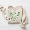 Retro St Patricks Day Cowgirl Sweatshirt, Y2k Green Martini 90s Style Shirt, St Pattys Tee, Lucky Shirt, St Paddys...