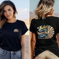 Retro Summer Vibes Chasing Sunsets Shirt | Wanderlust Sunset Tee | Sunset Beach Vacation Shirt | Trendy Sunset Retro...