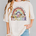Retro Teacher Floral Shirt, Helping The Little Minds Grow, Back To School Teacher Tee, Teacher Appreciation Gifts,...