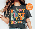 Retro Teacher Shirts, Back to School Teacher Shirt, First Day of School Shirt for Teachers Hoodie, Sweatshirt | PureTeeCo.com