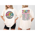 Retro Teacher Tour Comfort Color Shirt Abcd Teacher Tour T-shirt Back To School Tee Elementary School Teacher Shirts...