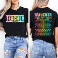 Retro Teacher Tour Shirt, ABCD Teacher Tour T-Shirt, Back To School Tee, Elementary School Teacher Shirts, First Day Of...