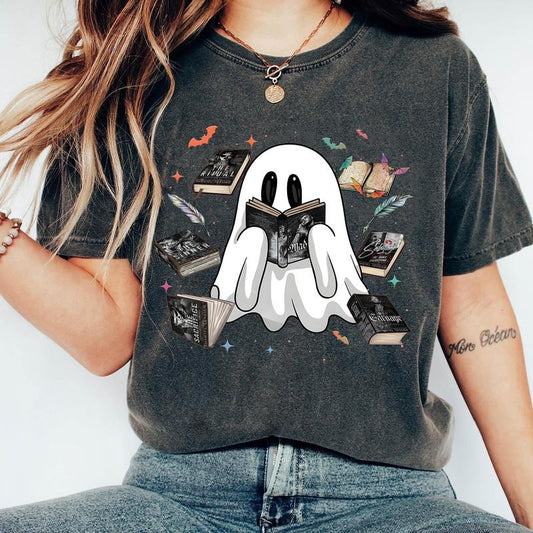 Retro The Lords Series Ghost Reading Books T-Shirt, Dark Romance Halloween Sweatshirt, Madness Carnage Hoodie