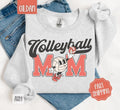 Retro Volleyball Mom Sweatshirt, Women's Crewneck, Volleyball Mom Women's Sweatshirt T-Shirts, Hoodie | PureTeeCo.com