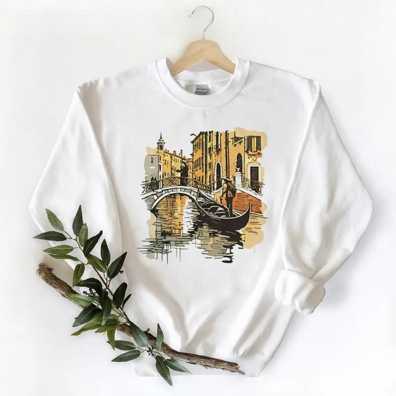 Retro tRAVEL Bridge Unisex Tshirt Sweatshirt Hoodie | PureTeeCo.com