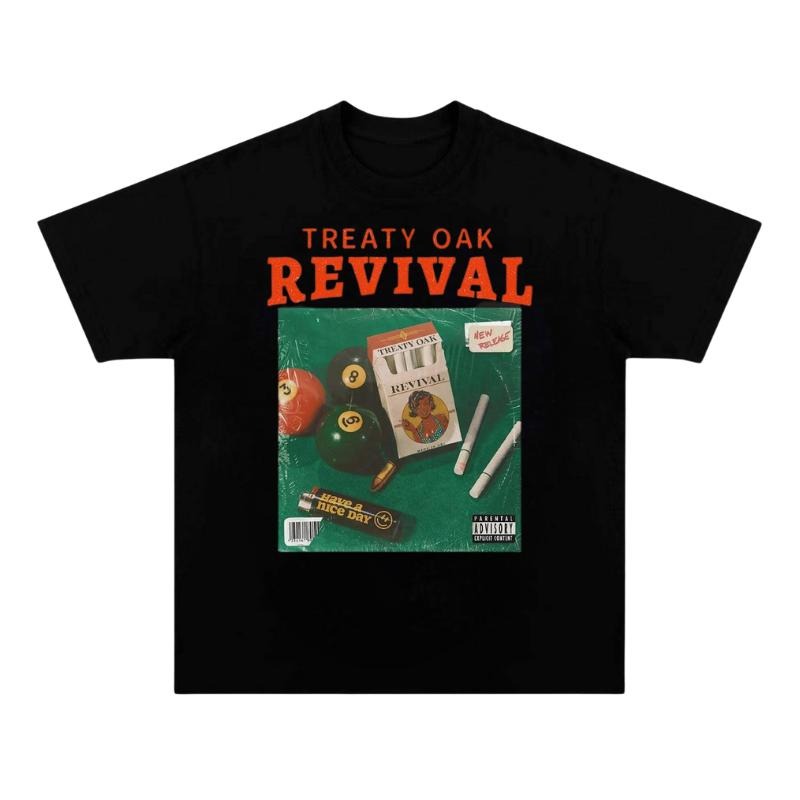 Revival Hustle - Retro Album Style Tee, Vintage Graphic Tee, Unisex Cotton Crewneck T-Shirt
