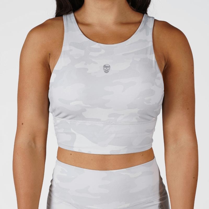 Revive High Neck Bra - White Camo Womenswear Medium Strappy Underwear Lady Comfort T-Shirts, Hoodie, Sweatshirt
