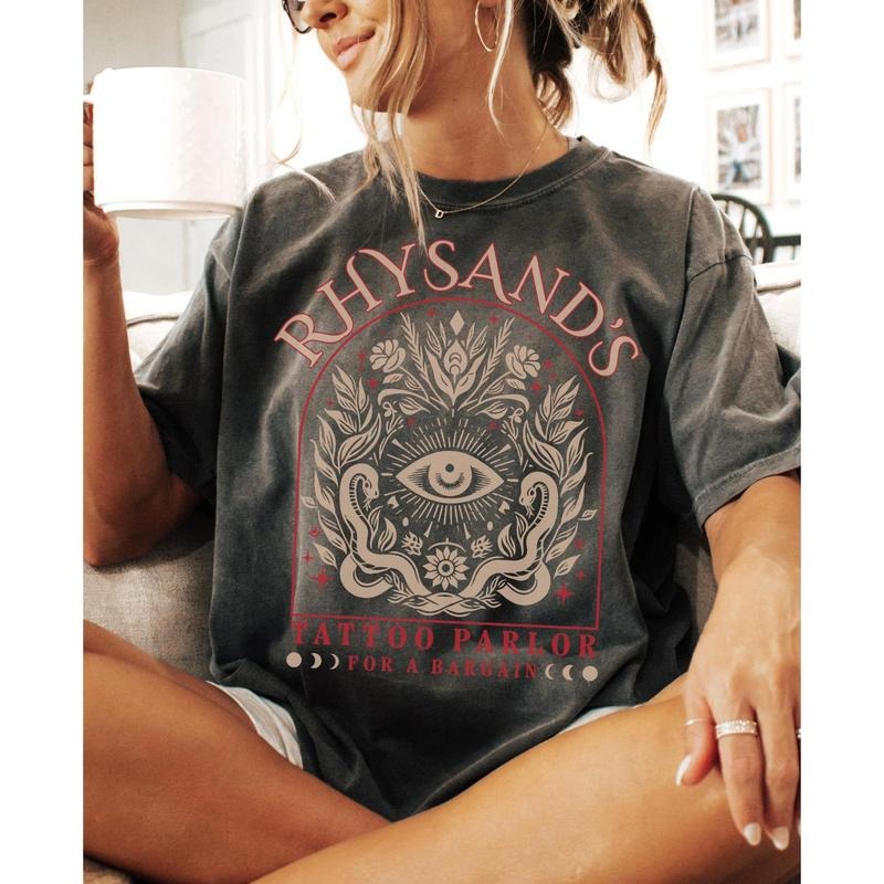 Rhysand's Tattoo Parlor, ACOTAR T-Shirt Hoodie, Sweatshirt | PureTeeCo.com