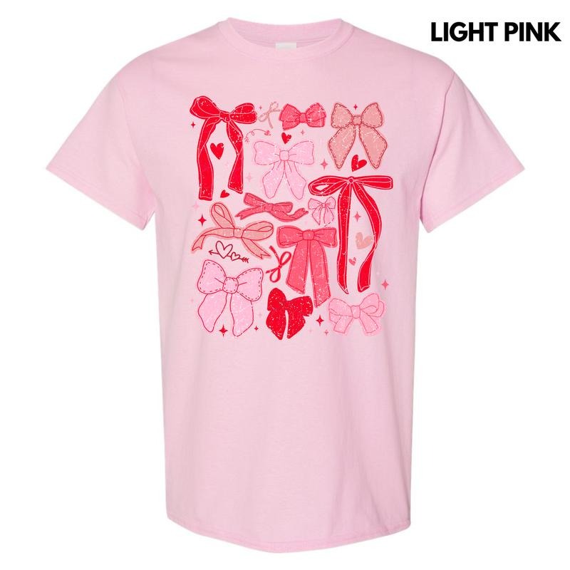 Ribbon & Bow Collage Gildan Short Sleeve T-Shirt 'NLB' Hoodie, Sweatshirt | PureTeeCo.com