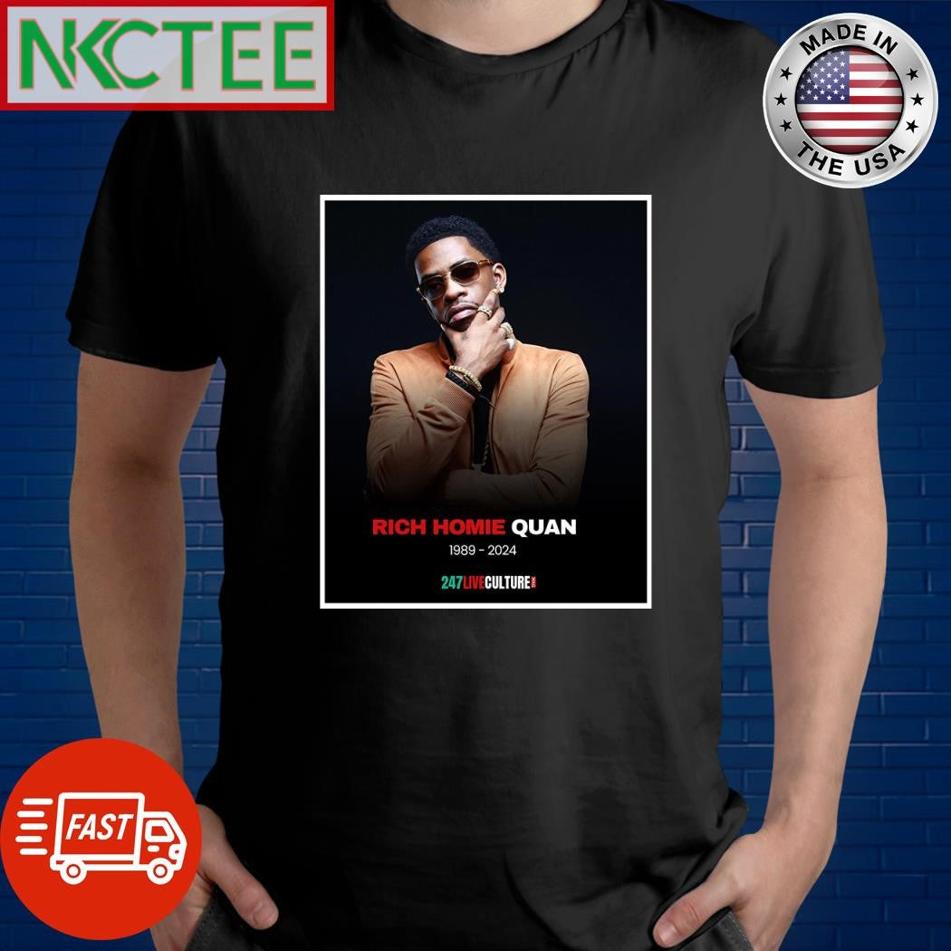 Rich Homie Quan 1989 2024 photo shirt