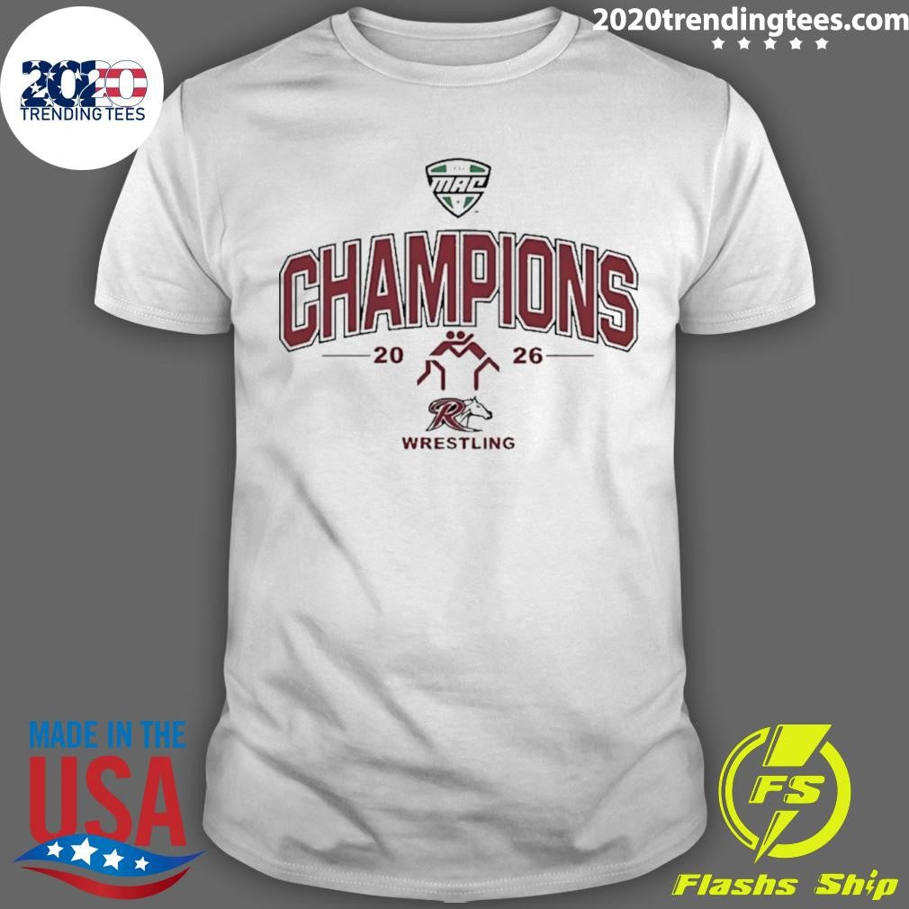 Rider Broncs 2026 Mac Wrestling Champions Shirt