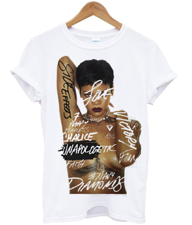 Rihanna Unapologetic Art T-Shirt Hoodie, Sweatshirt | PureTeeCo.com