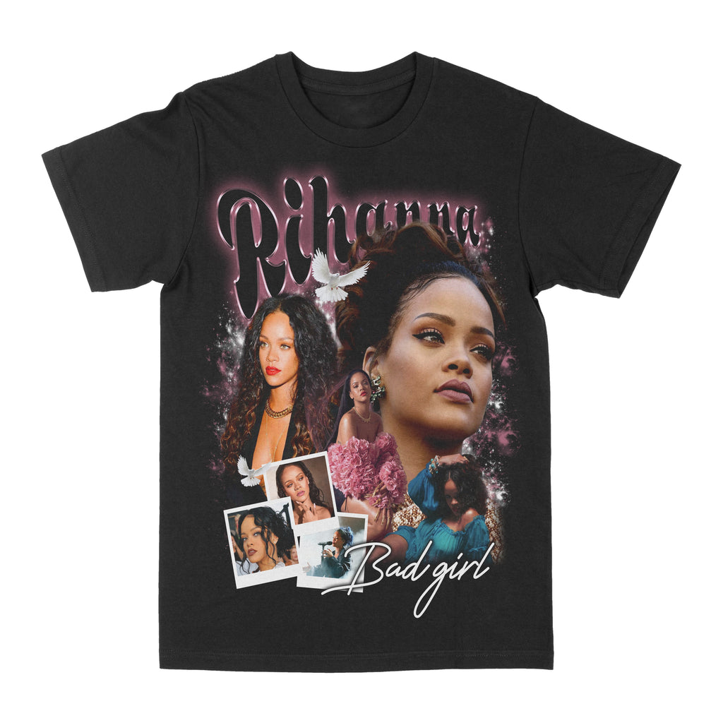 Rihanna "Badgirl" Graphic Tee Hoodie, Sweatshirt | PureTeeCo.com (Image 1)