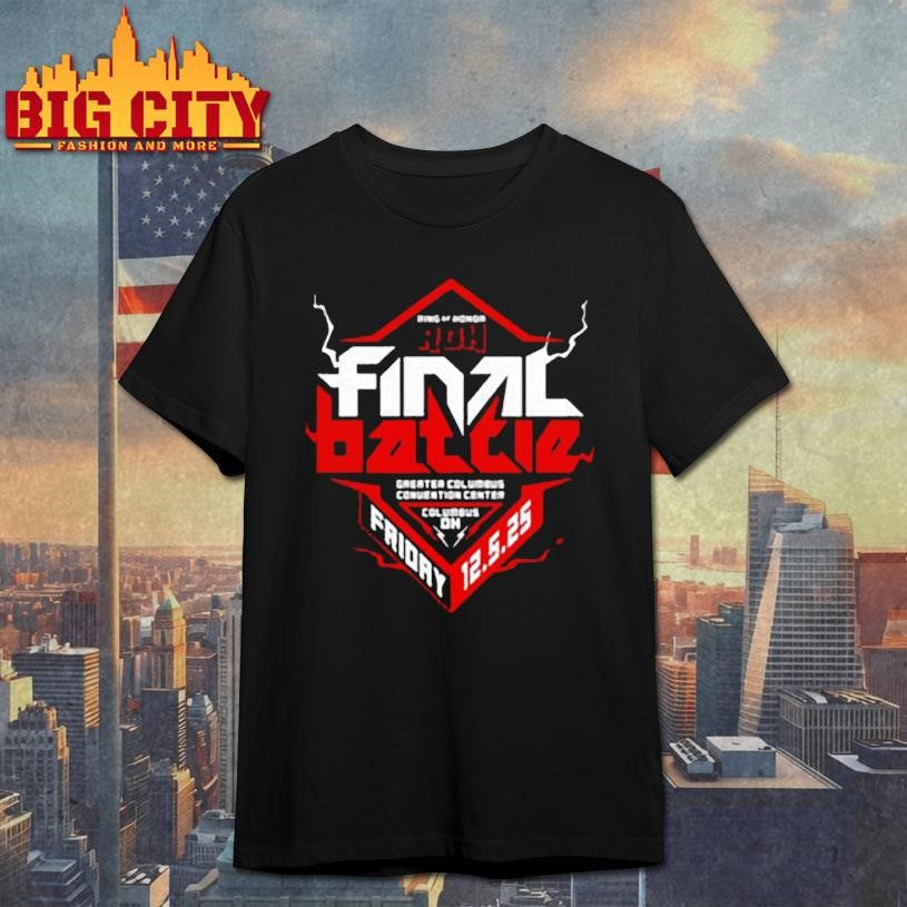 Ring of Honor ROH final Battle 2025 shirt