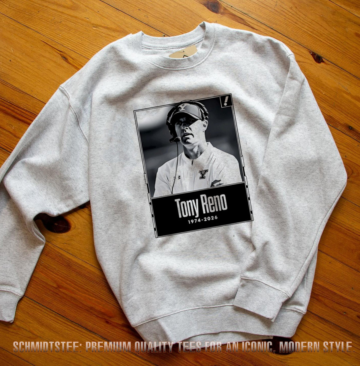 Rip Tony Reno Yale Football 1974-2026 shirt