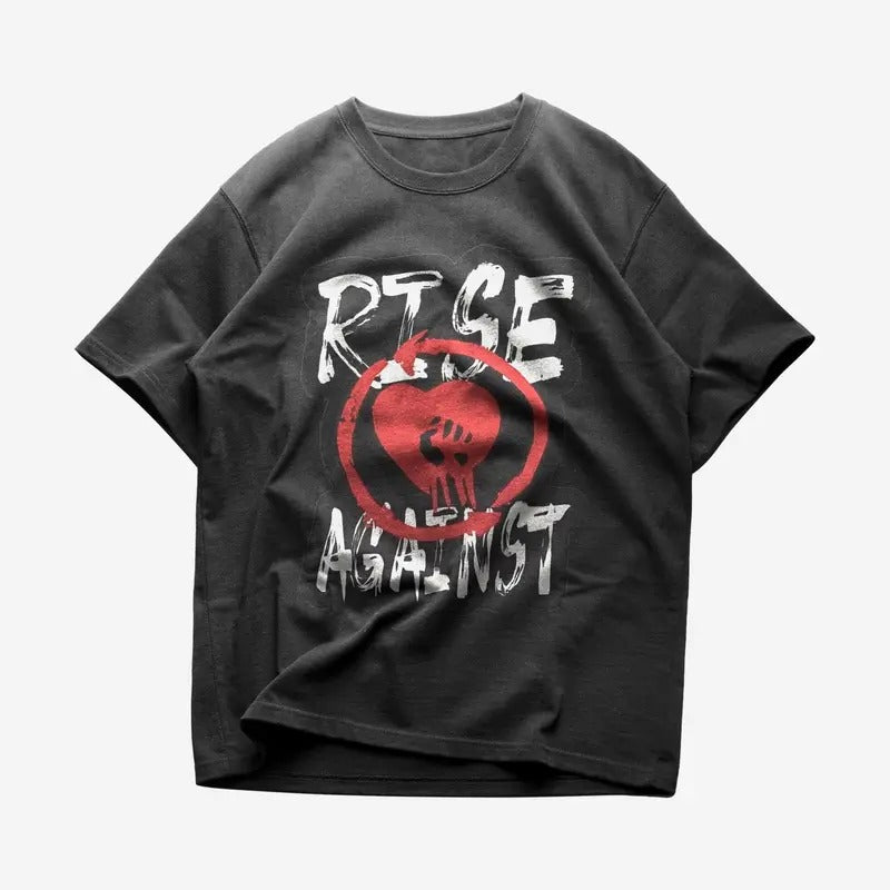 Rise Against T-shirt - Rock Music Shirt - Rise Against Merch - Unisex Cotton Tee Hoodie, Sweatshirt | PureTeeCo.com