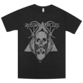 Skulls Black Tri-Blend T-Shirt Hoodie, Sweatshirt | PureTeeCo.com (Image 1)
