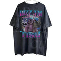 Rizz Em With The Tism Retro Shirt, Vintage Funny Raccoon Graphic Shirt, Relaxed Soft Cotton Shirt, Autism Awareness,...