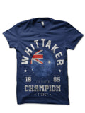 Robert Whittaker Navy Blue T-Shirt Hoodie, Sweatshirt | PureTeeCo.com