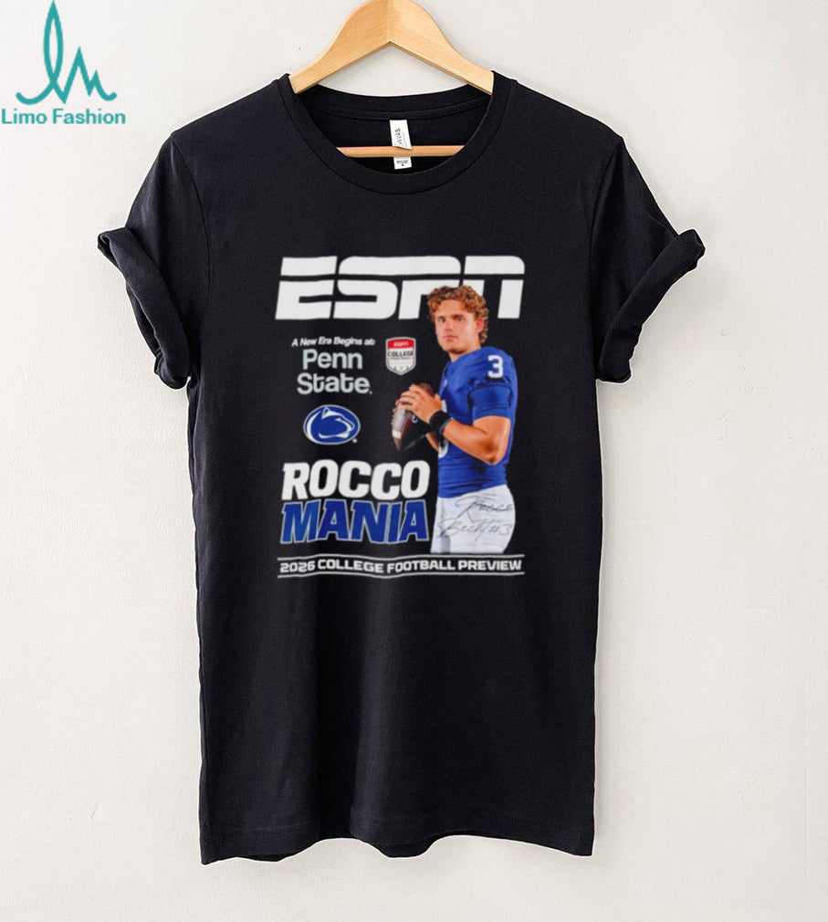 Rocco Becht Penn State Nittany Lions ESPN 2026 College Football Preview shirt