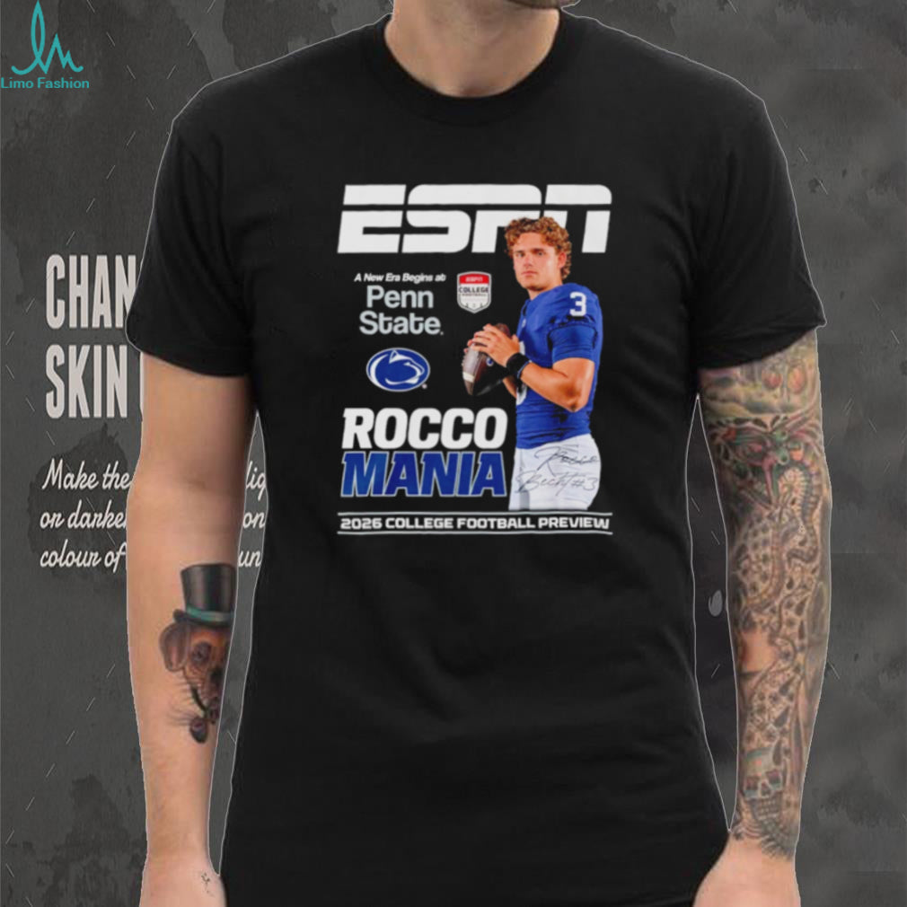 Rocco Becht Penn State Nittany Lions ESPN 2026 College Football Preview shirt