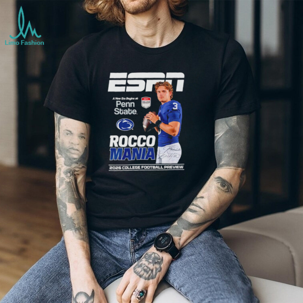 Rocco Becht Penn State Nittany Lions ESPN 2026 College Football Preview shirt