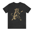 Rock Cat Playing Guitar Shirt, A Funny Guitar Cat T-Shirt, Unisex T-Shirt, For Men Women Menswear Top Hoodie, Sweatshirt