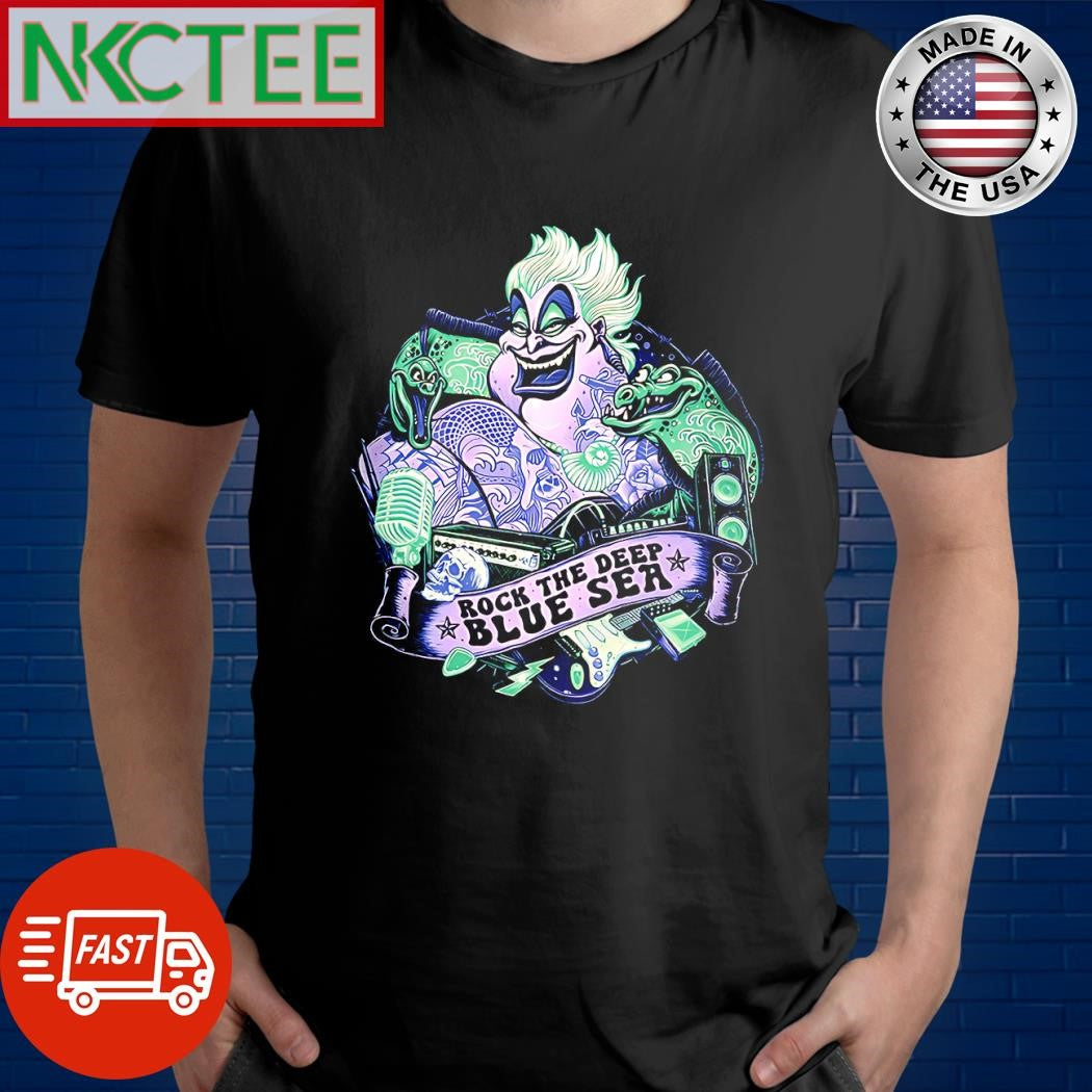 Rock The Deep Blue Sea Ursula crocodile shirt