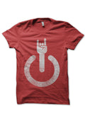 Rock On Red Tee Hoodie, Sweatshirt | PureTeeCo.com