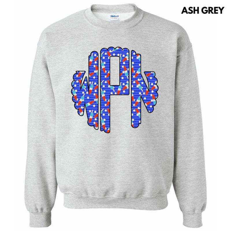 Rocket Pop Monogram Sweatshirt 'NLB' T-Shirts, Hoodie | PureTeeCo.com