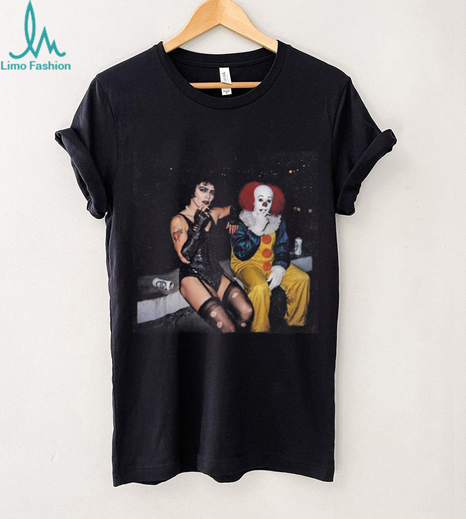 Rocky Horror Picture Show Frank N Furter And Pennywise Shirt