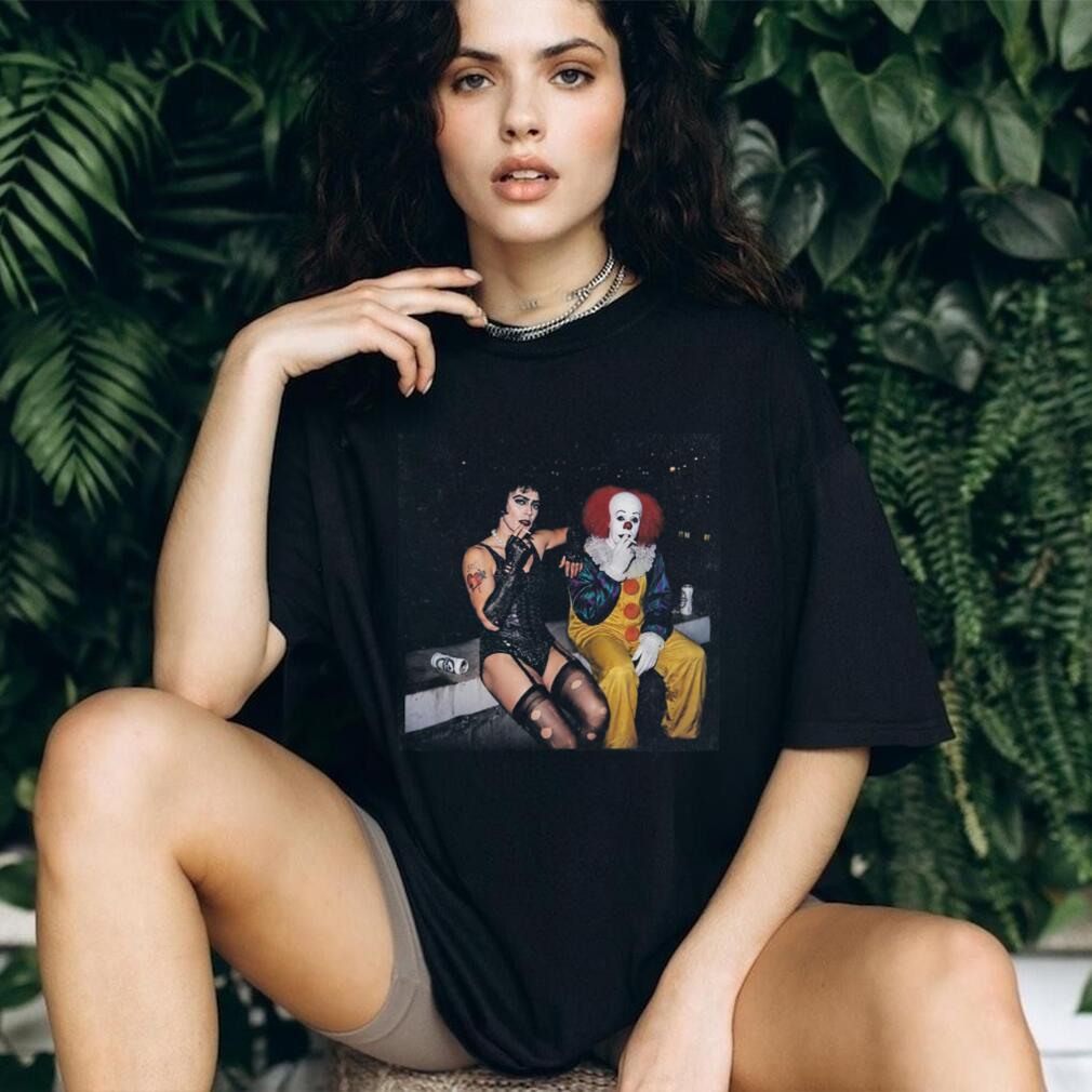 Rocky Horror Picture Show Frank N Furter And Pennywise Shirt