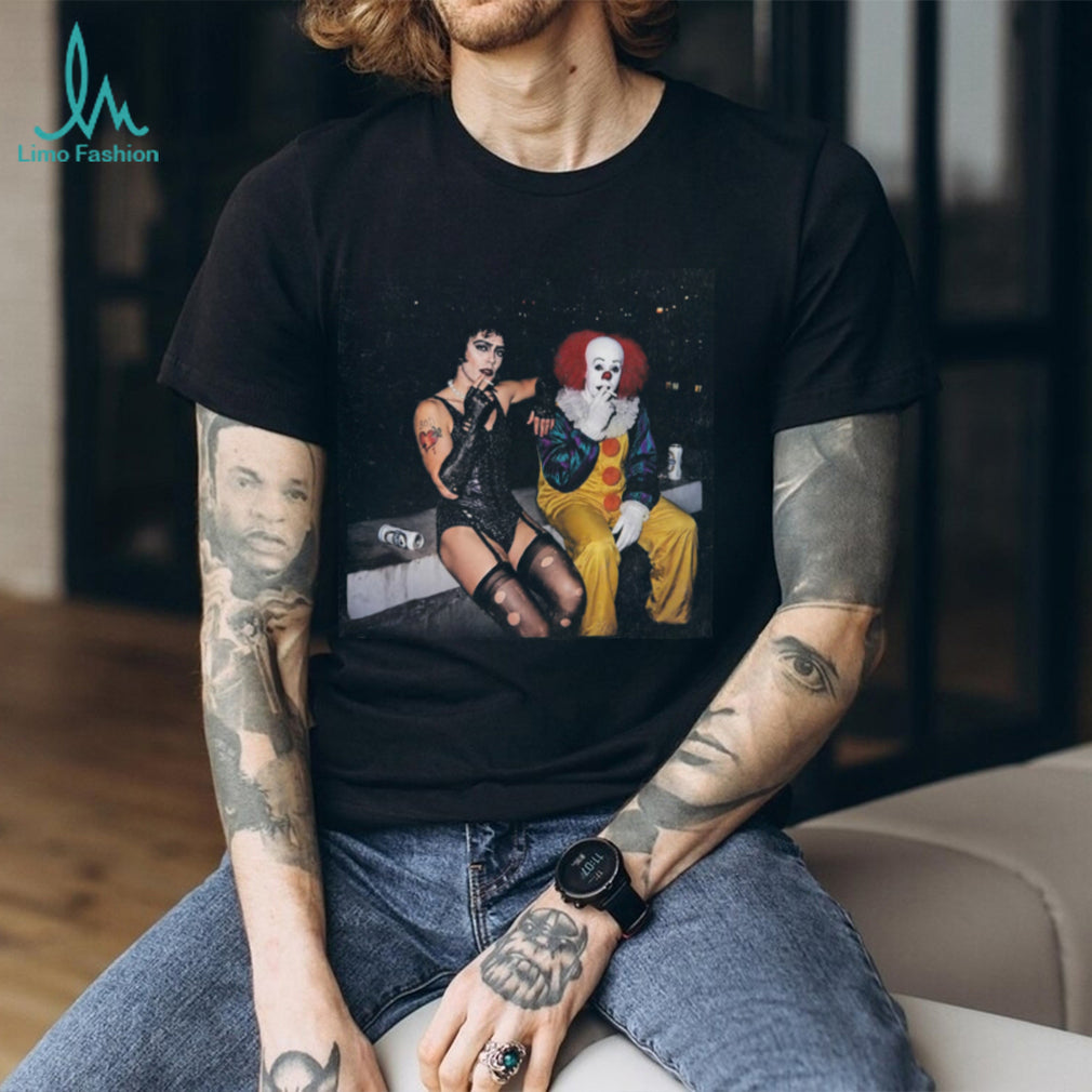 Rocky Horror Picture Show Frank N Furter And Pennywise Shirt