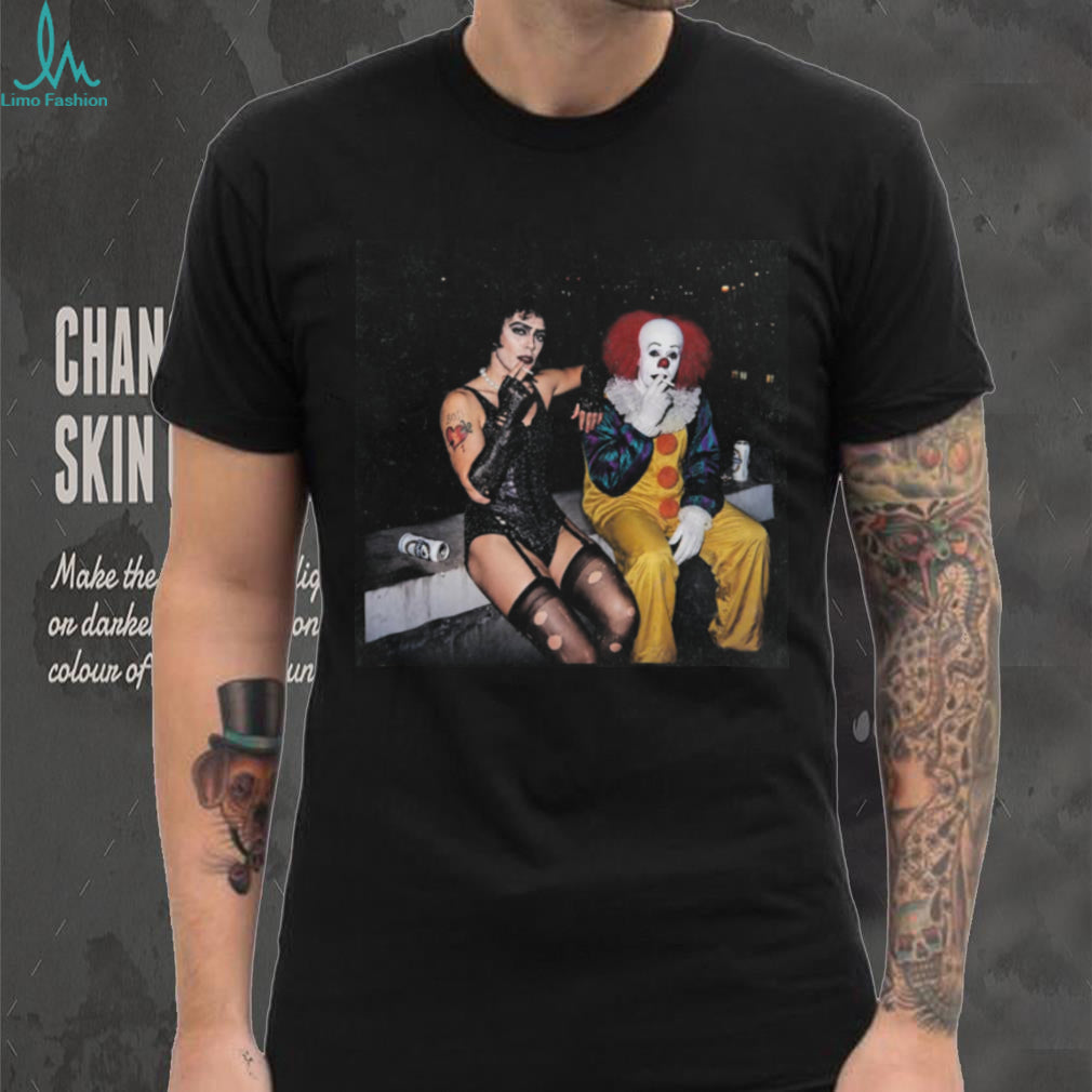 Rocky Horror Picture Show Frank N Furter And Pennywise Shirt