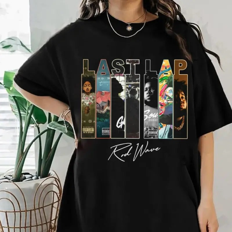Rod Wave 2024 Concert Shirt, Rod Wave Last Lap Tour 2024 Shirt, Rod Wave Graphic Tee Hoodie, Sweatshirt | PureTeeCo.com