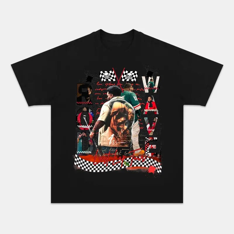 Rod Wave 2024 Last Lap Tour Tee, Hip Hop Graphic Shirt Hoodie, Sweatshirt | PureTeeCo.com