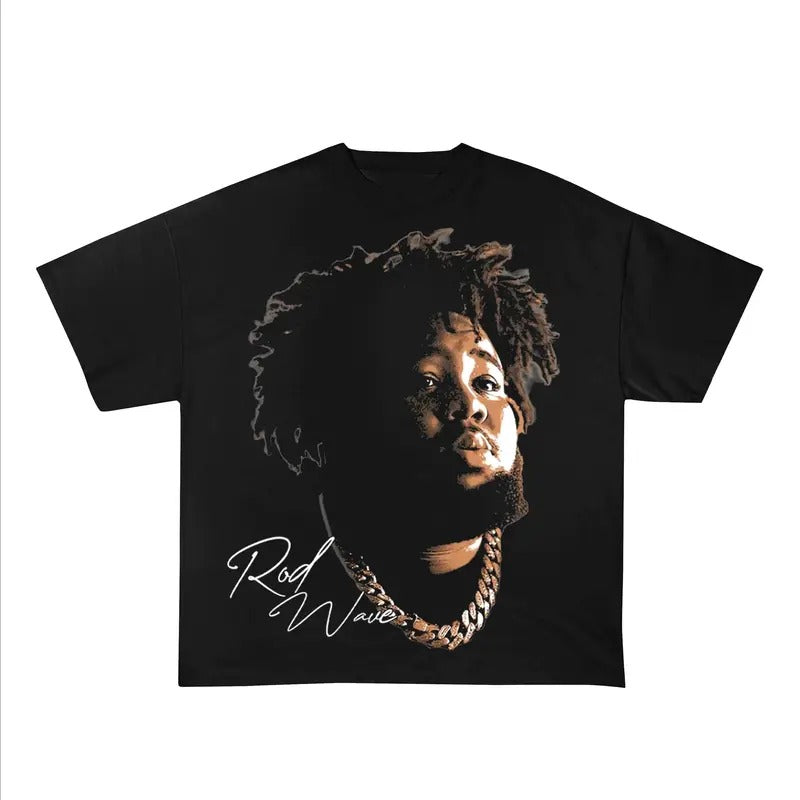 Rod Wave Big Face 2024 Tour Gift Tee - Last Lap Graphic Shirt for Fans Hoodie, Sweatshirt | PureTeeCo.com