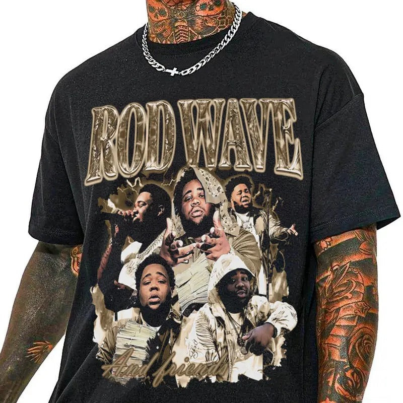 Rod Wave Brown Version Shirt, Rod Wave Last Lap 2024 Tour Music Tee, Rod Wave Rapper T-shirt, Rod Wave Unisex Tee Gift...