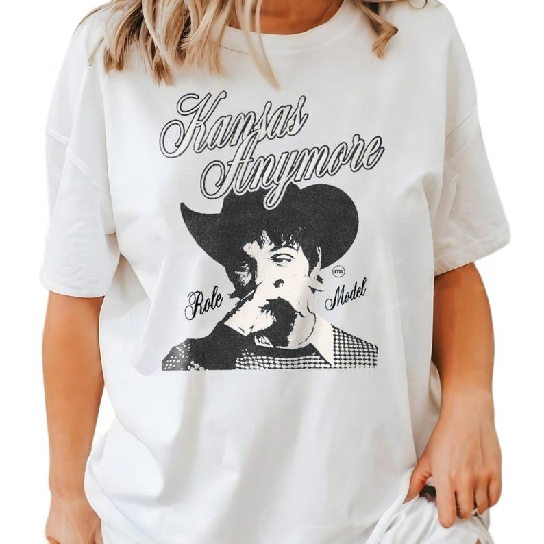 Role Model Kansas Anymore Unisex T-Shirt Short Sleeve Tee Gift for Fans Hoodie, Sweatshirt | PureTeeCo.com